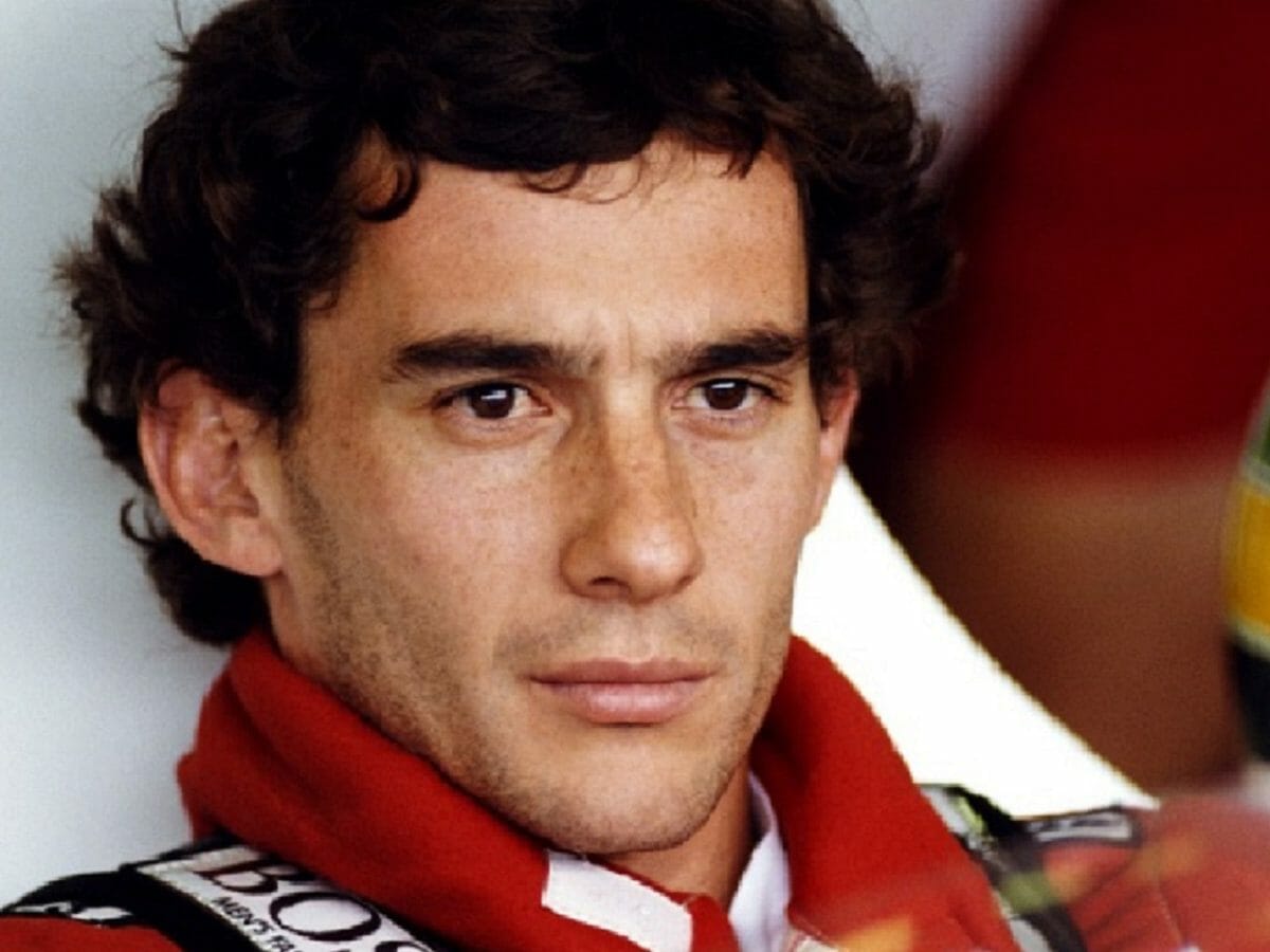 O piloto Ayrton Senna