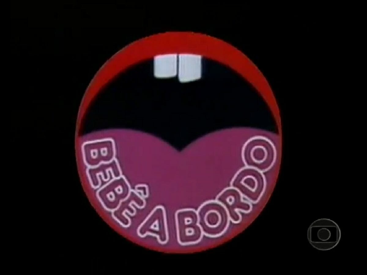Logotipo da novela Bebê a Bordo, de 1988