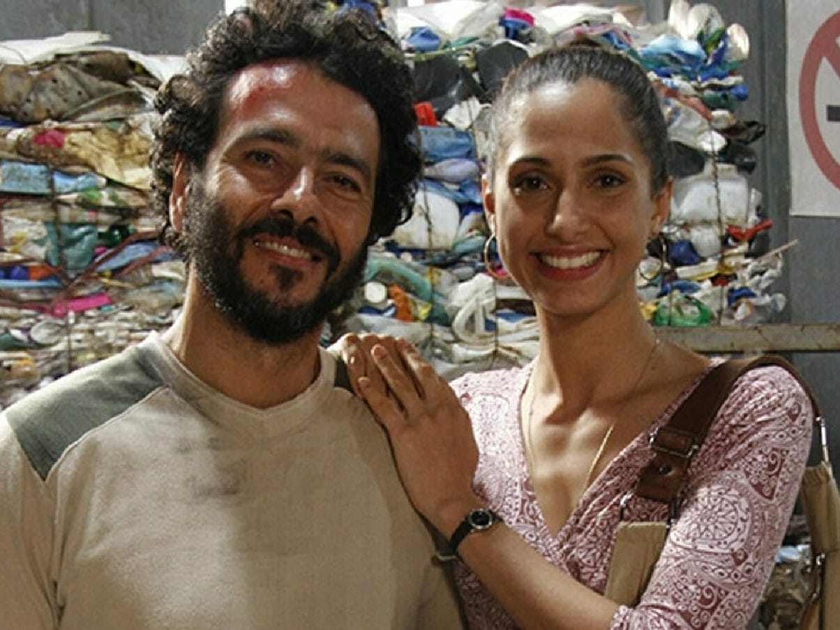 Gustavo (Marcos Palmeira) e Rose (Camila Pitanga) em Cama de Gato (Divulgação/Globo)