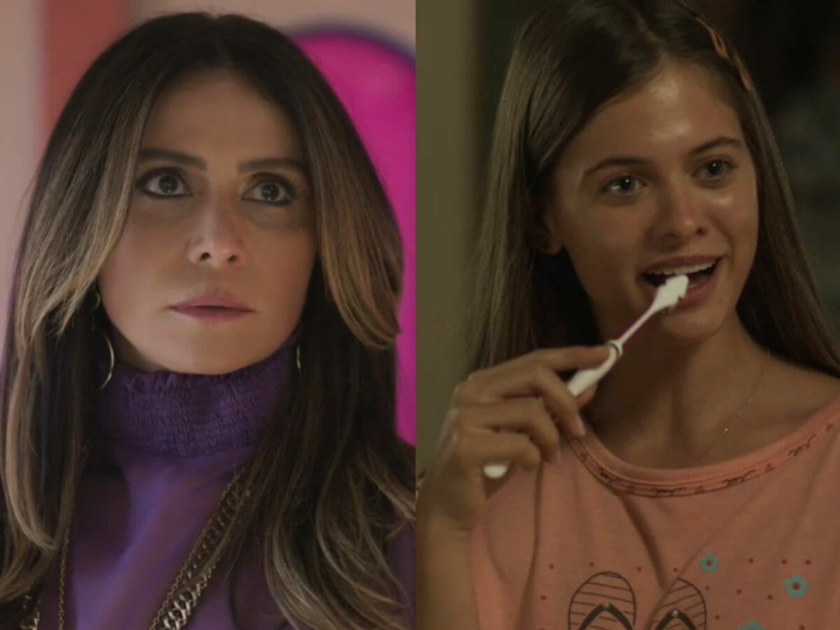 Paula (Giovanna Antonelli) e Bianca (Sara Vidal) em Quanto Mais Vida, Melhor! (Reprodução/Globo)