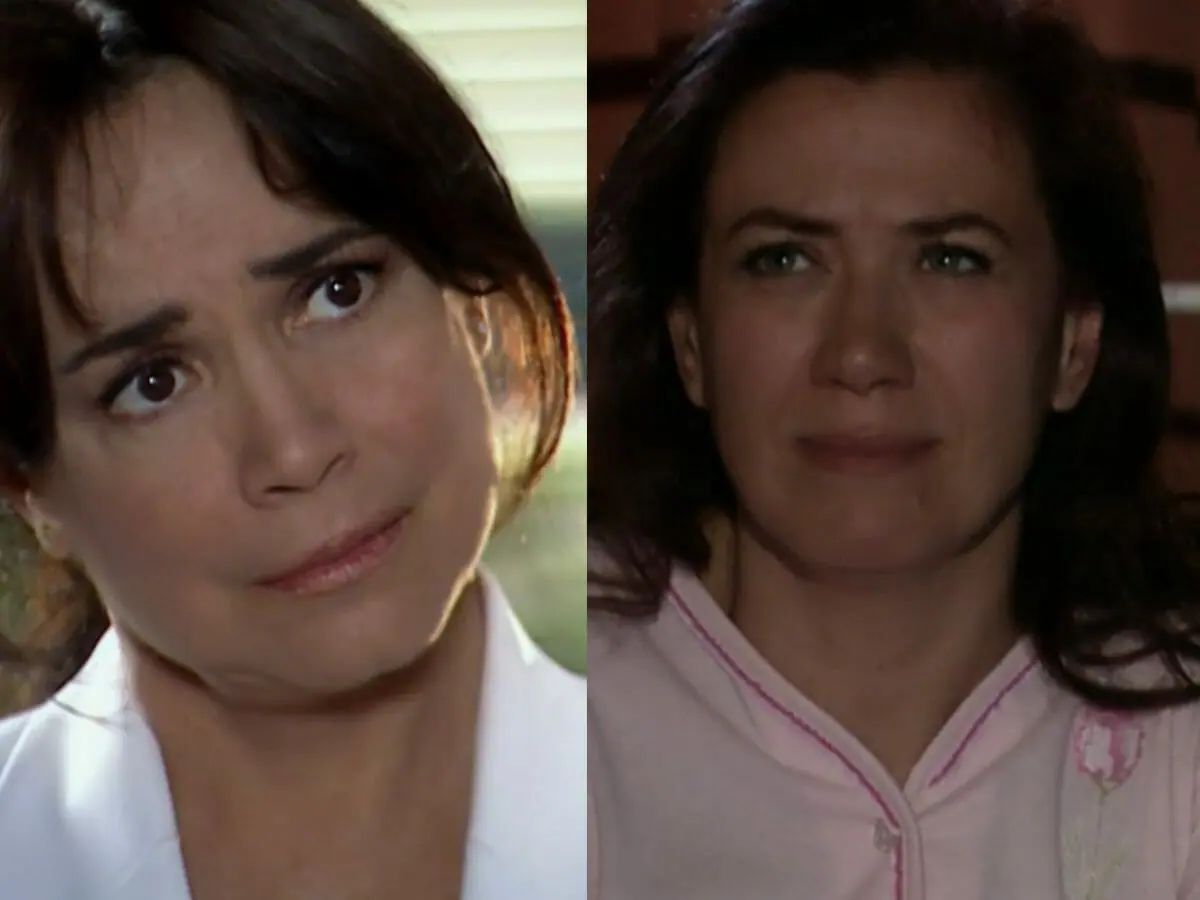 Helena (Regina Duarte) e Marta (Lilia Cabral) em Páginas da Vida (Reprodução/Globo)