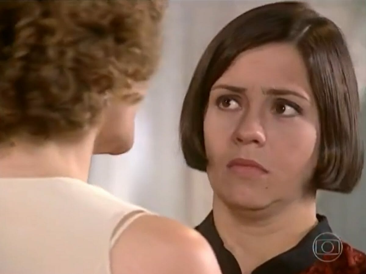 Catarina (Adriana Esteves) em O Cravo e a Rosa (Reprodução/Globo)