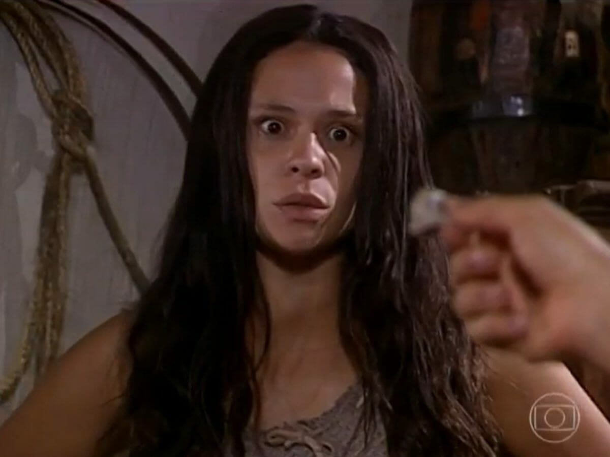 Lindinha (Vanessa Gerbelli) em O Cravo e a Rosa (Reprodução/Globo)