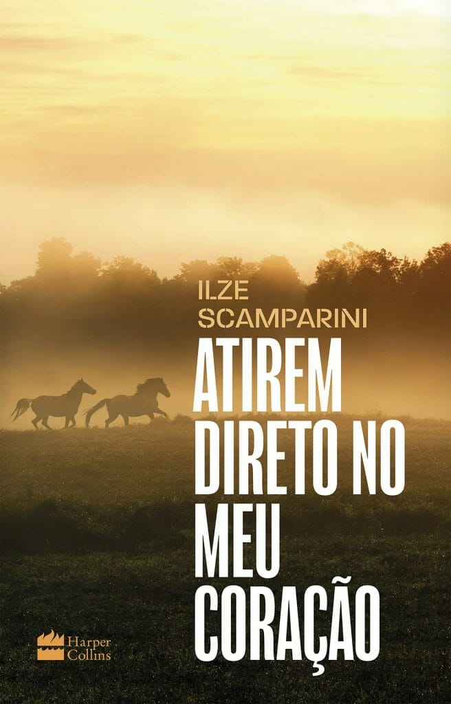Capa do livro Atirem Direto no Meu Coração, de Ilze Scamparini
