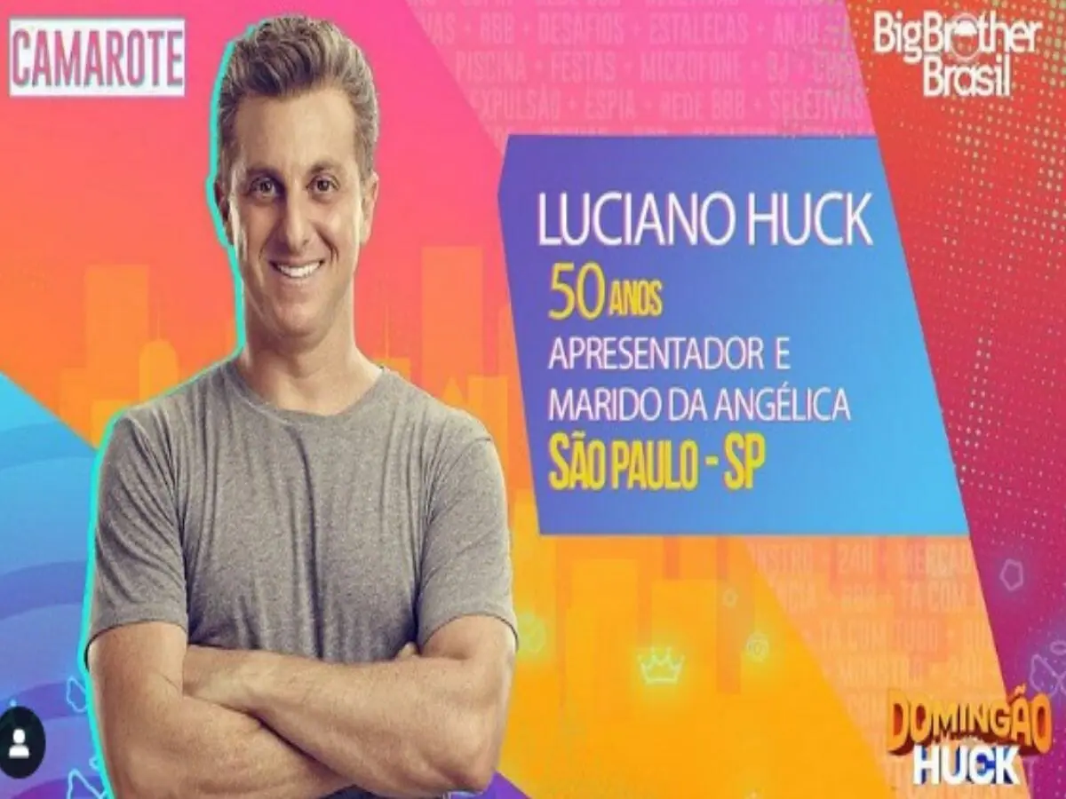 Domingão publica imagem de Luciano Huck como Camarote BBB 22 em Instagram oficial