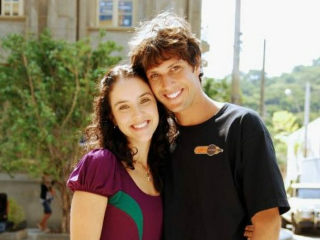 Camila (Patrícia Werneck) e Mateus (Gustavo Leão) em Paraíso Tropical (Divulgação)