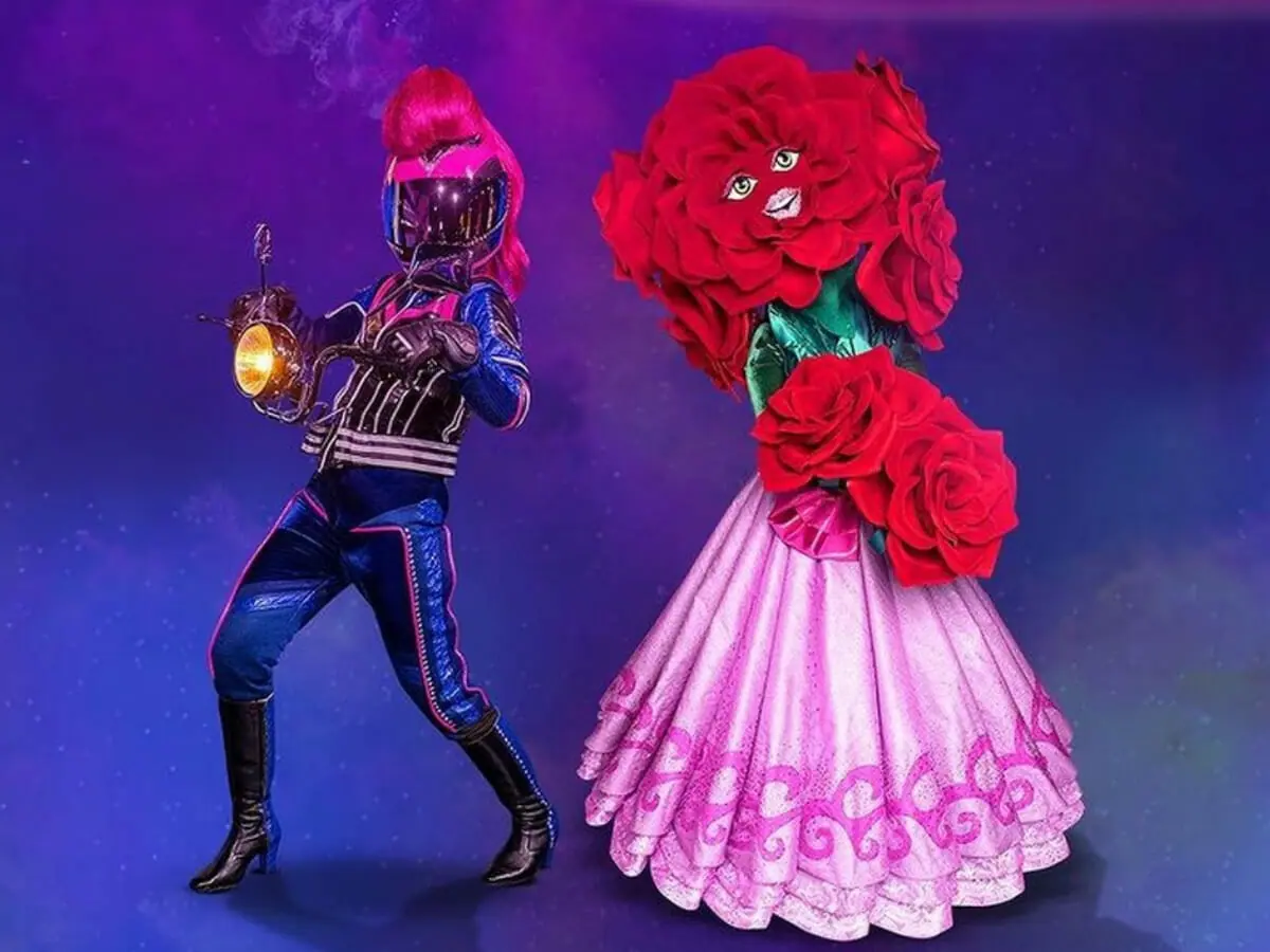 Motoqueira e Rosa do The Masked Singer Brasil (Divulgação)