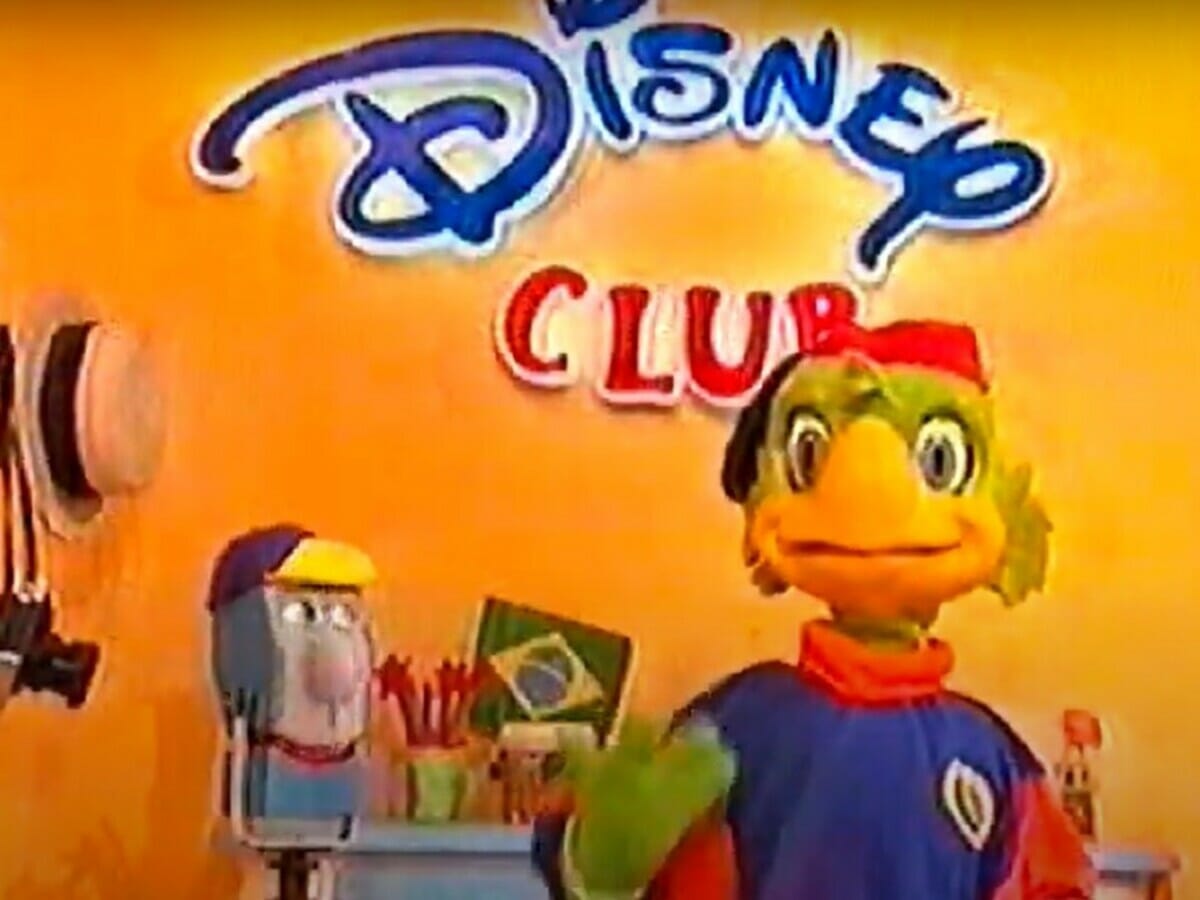 Zé Carioca no Disney Club na Globo