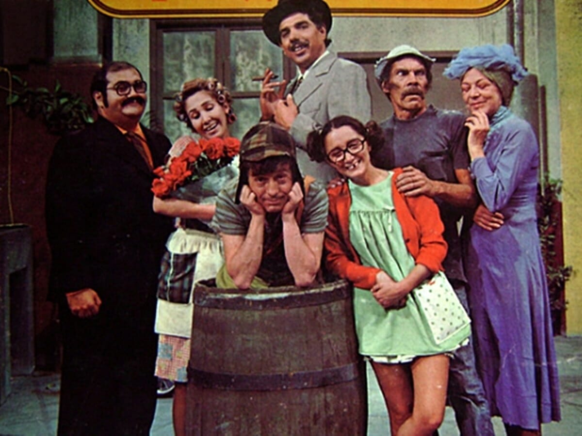 Elenco do seriado mexicano Chaves (Reprodução: Televisa S.A.)