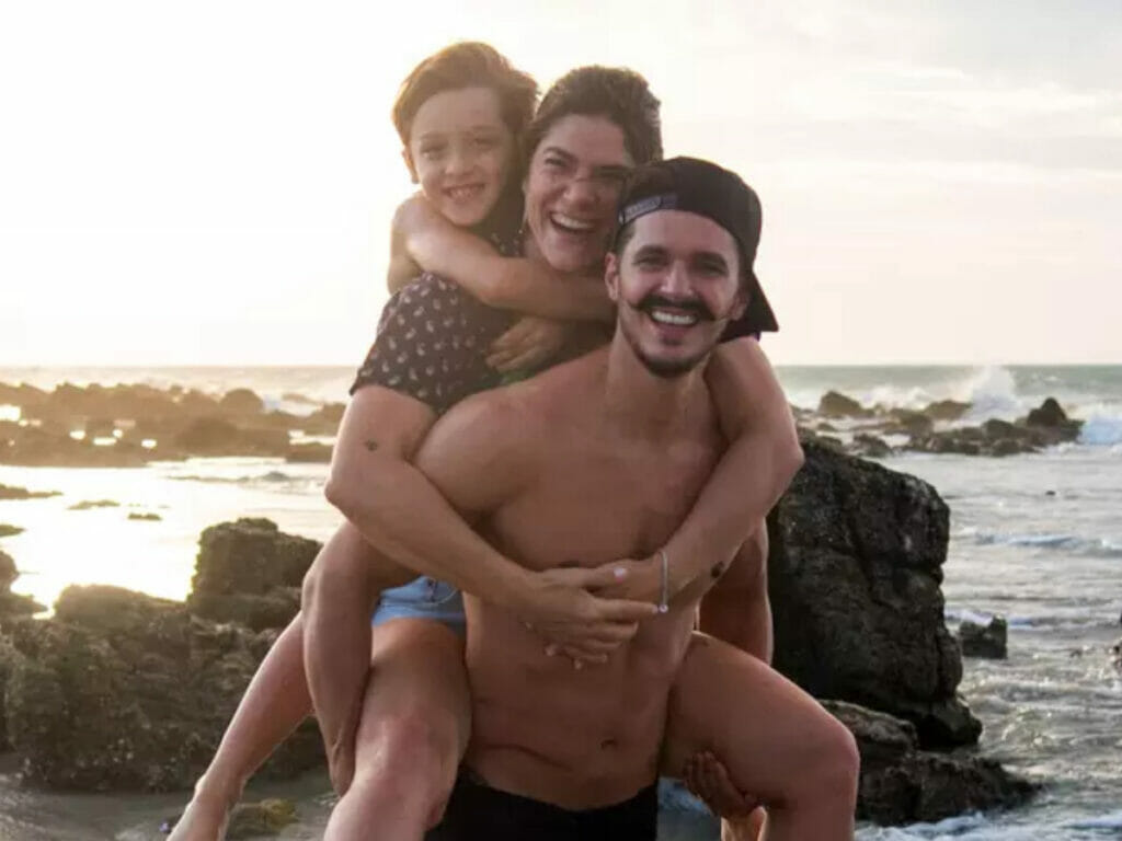 Bruno Lopes, Priscila Fantin e o filho dela, Romeo