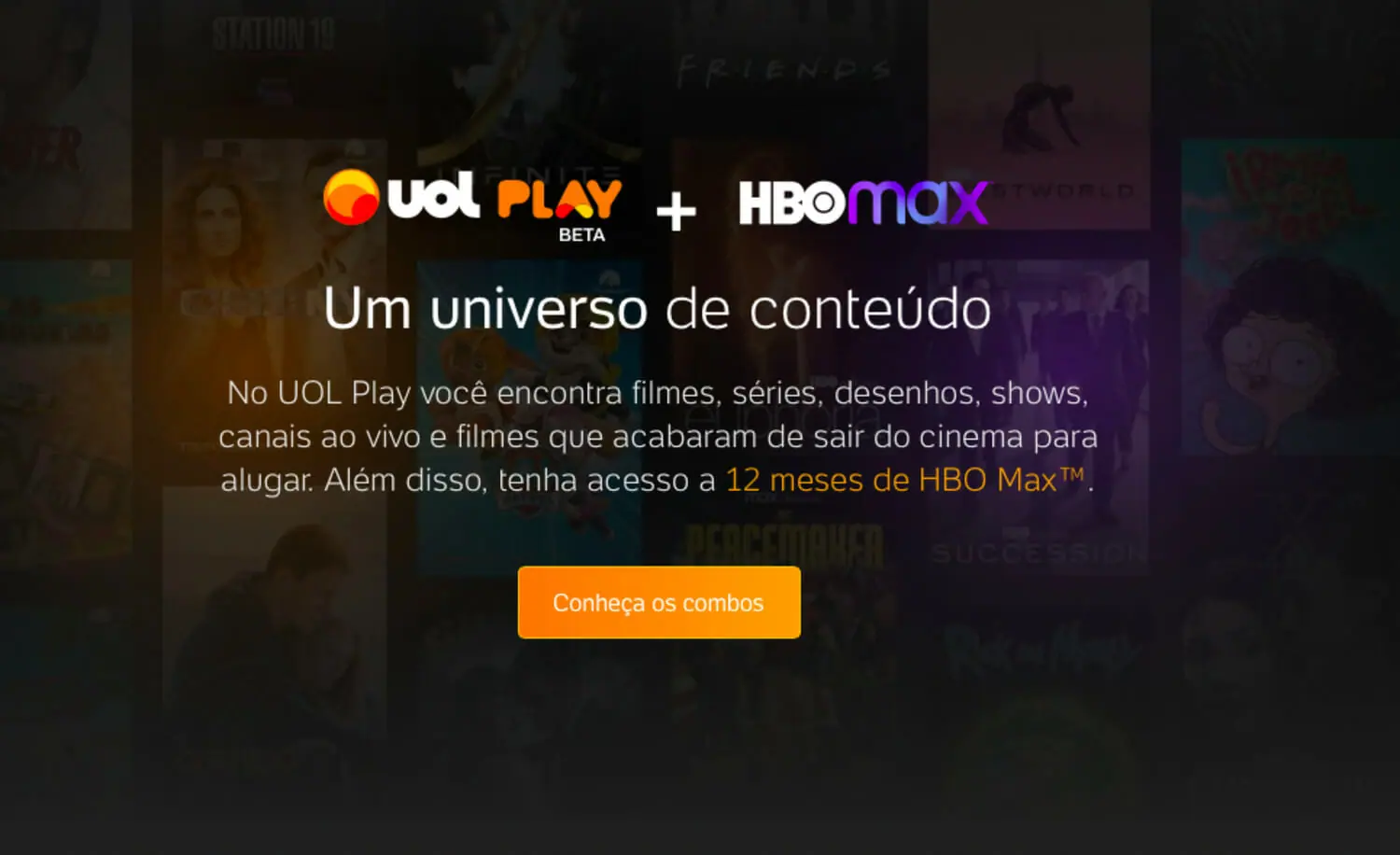 UOL Play e HBO Max