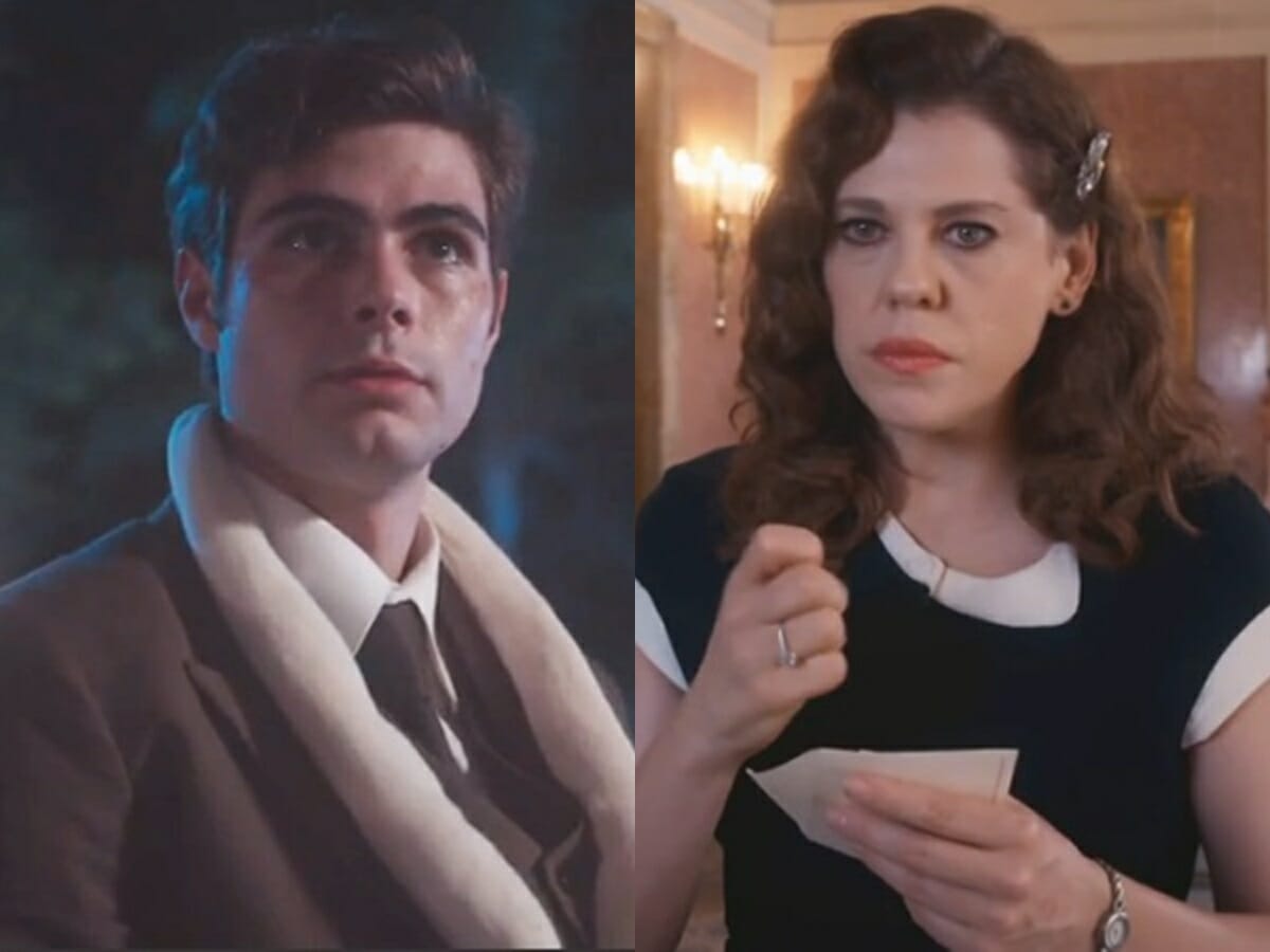 Davi (Rafael Vitti) e Úrsula (Bárbara Paz) em cena de Além da Ilusão (Reprodução: Globo)