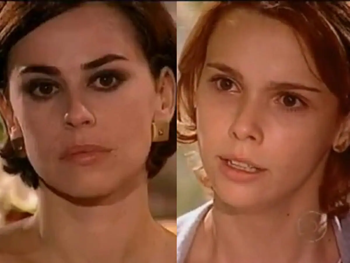 Maysa (Daniela Escobar) e Mel (Débora Falabella) em O Clone