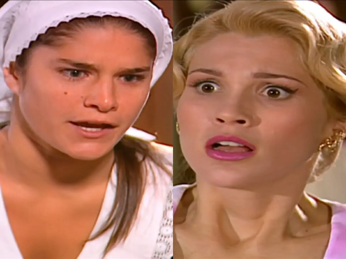 Serena (Priscila Fantin) e Cristina (Flávia Alessandra) de Alma Gêmea