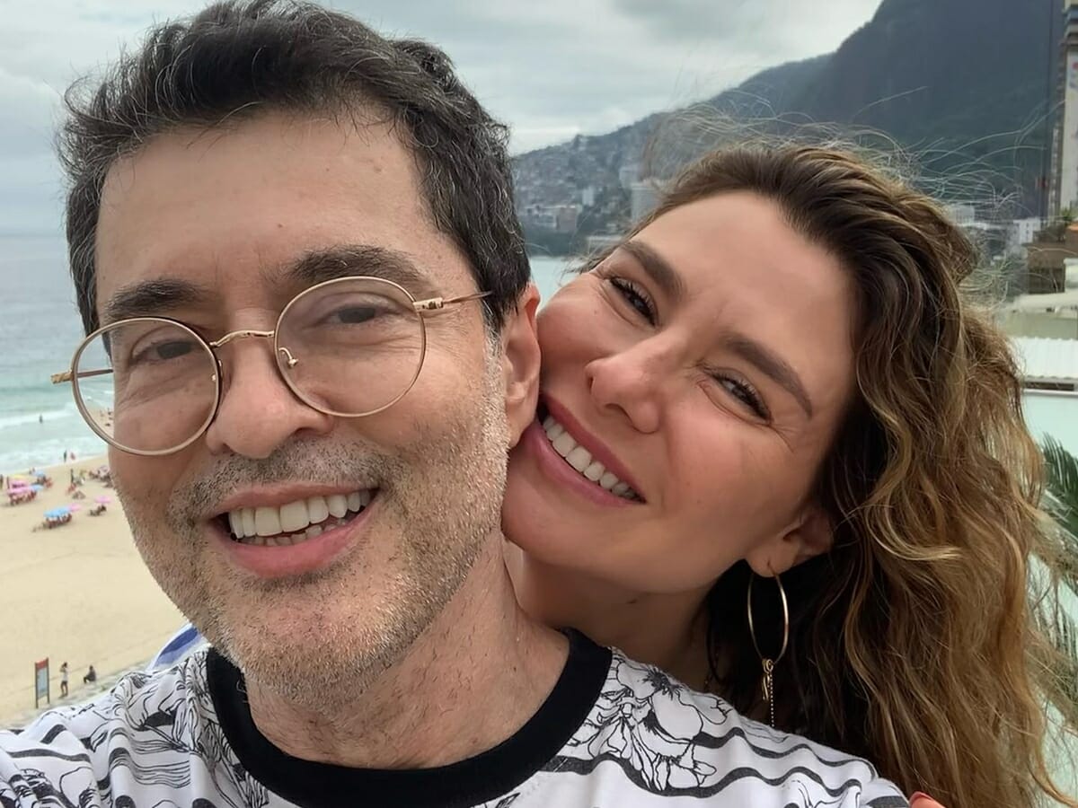 Tiago Santiago e Lavínia Vlasak se reencontram no Rio de Janeiro (Reprodução: Instagram)