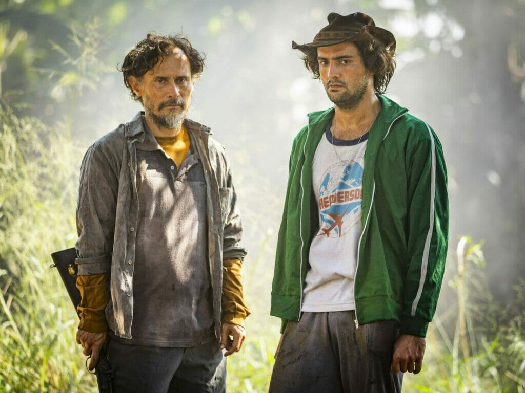 Gil (Enrique Diaz) e Chico (Túlio Starling) em Pantanal