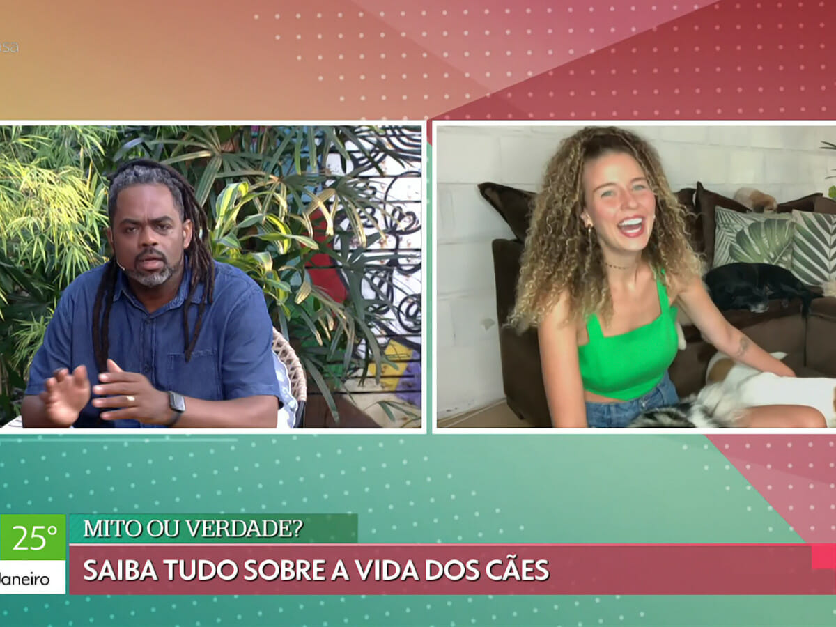 Manoel Soares se choca ao descobrir que veterinária do É de Casa é a ex-atriz mirim Debby Lagranha