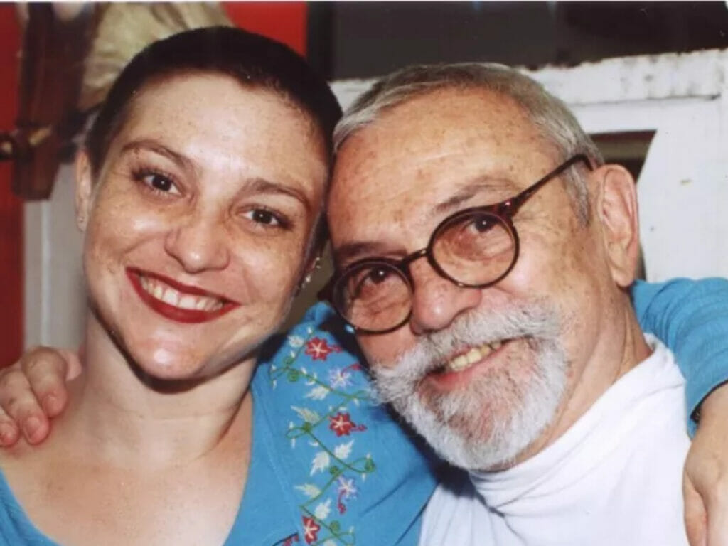 Ana Baird e o pai, Antônio Pedro (Reprodução)