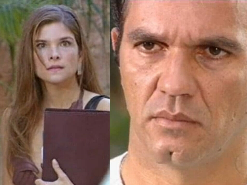 Alicinha (Cristiana Oliveira) e Aurélio (Humberto Martins) em O Clone (Reprodução/Globo)