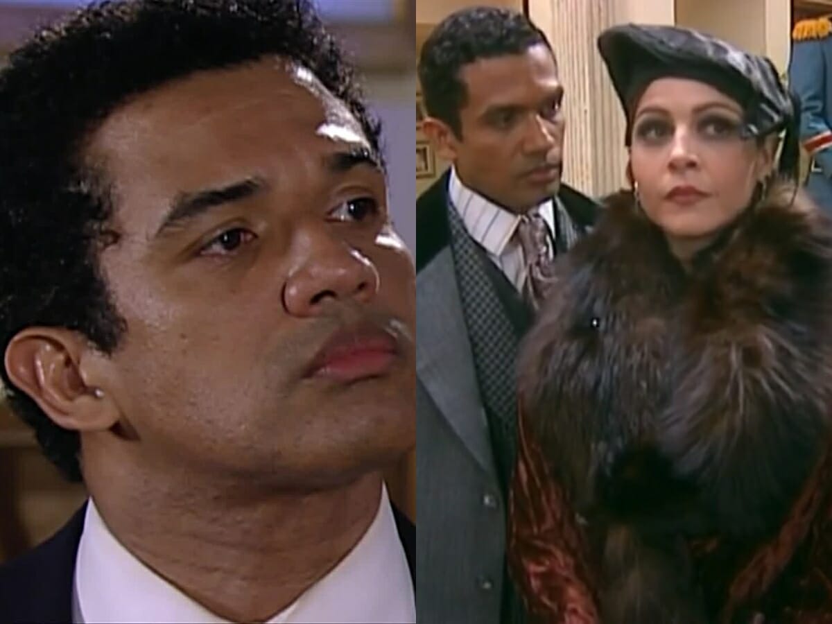 Deo Garcez como Alexandre de Prova de Amor e Ezequiel com Marcela (Drica Moraes) de O Cravo e a Rosa