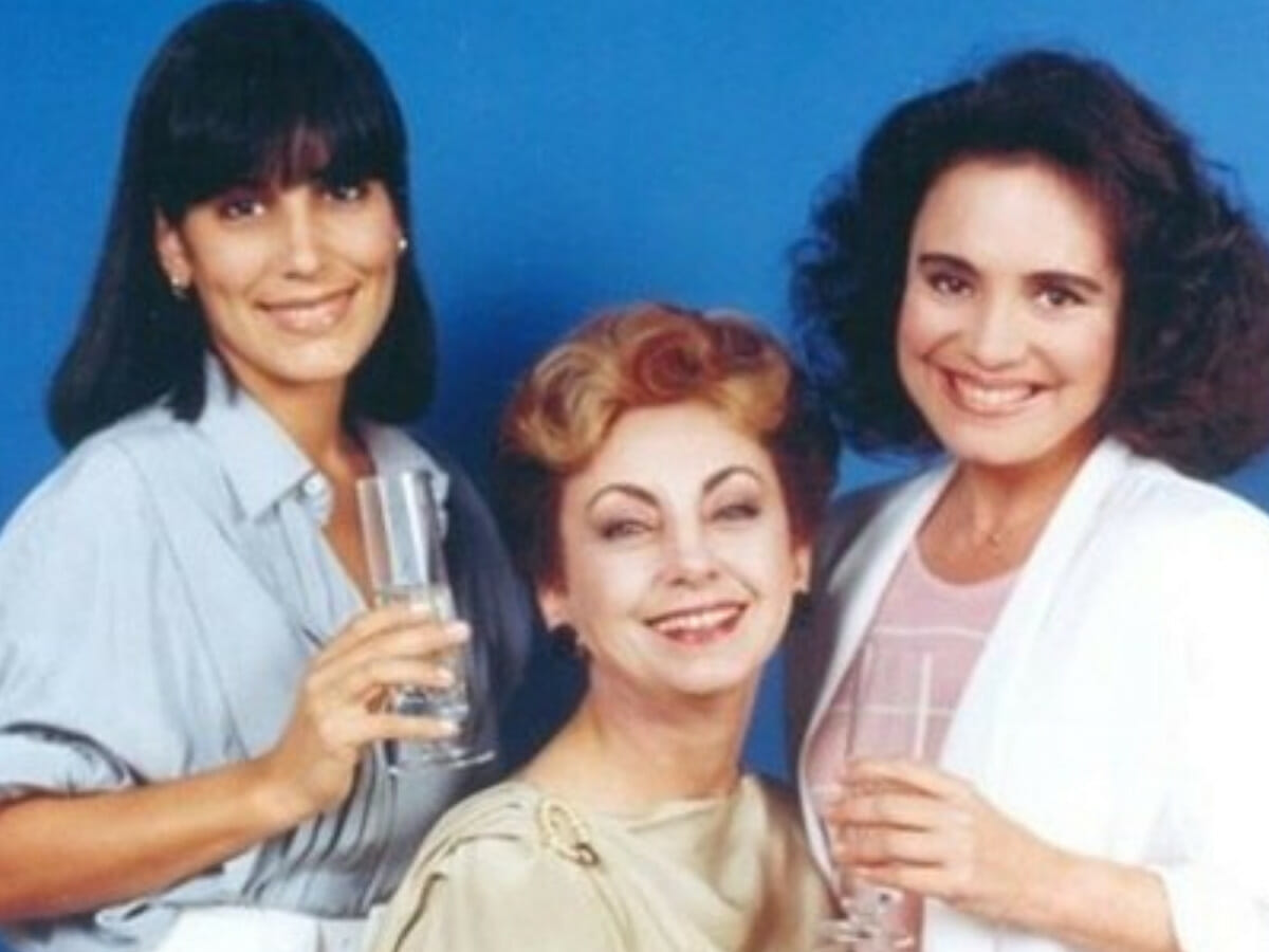 Glória Pires, Beatriz Segall e Regina Duarte em Vale Tudo