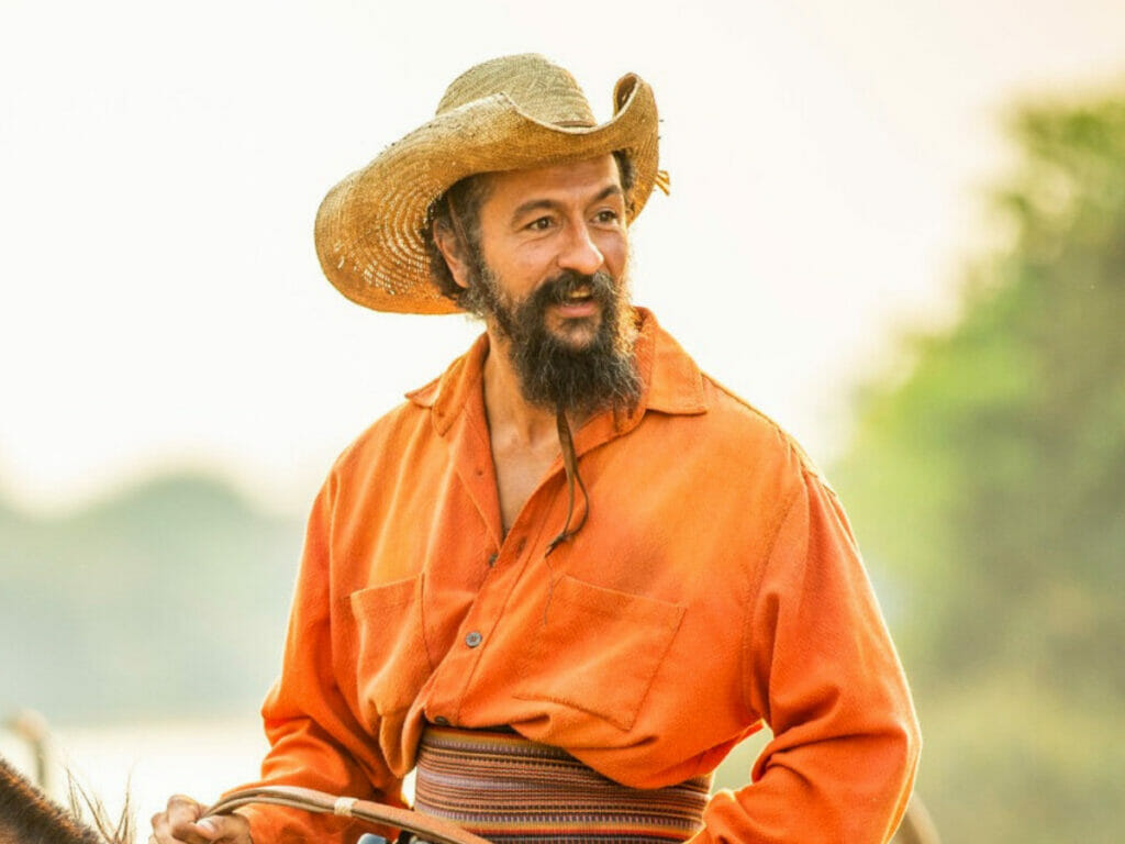 Joventino (Irandhir Santos) na novela Pantanal, da Globo