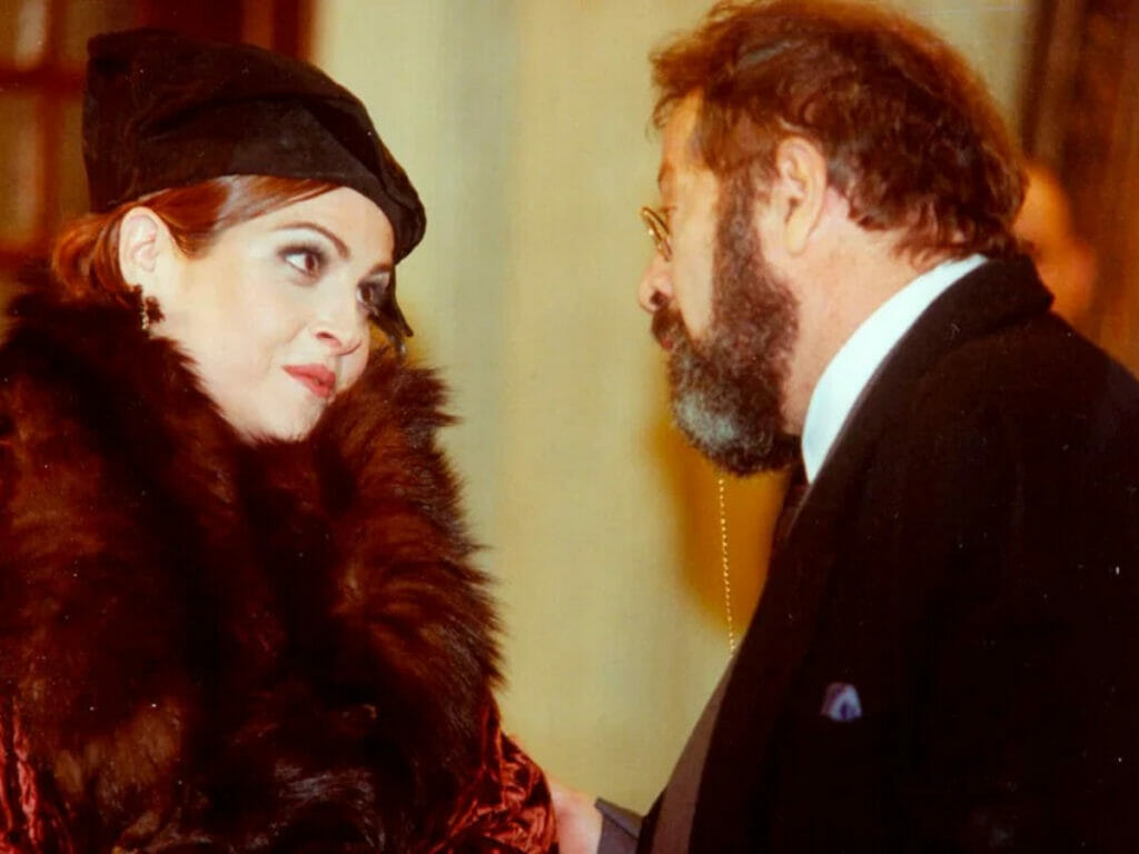 Marcela (Drica Morais) e Joaquim (Carlos Vereza) em O Cravo e a Rosa (Divulgação)