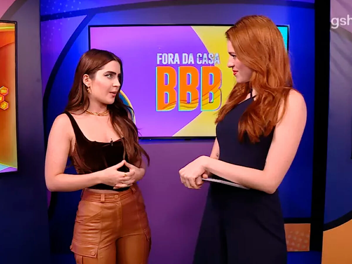 Jade Picon e Ana Clara no programa Fora da Casa BBB (Reprodução/Globoplay)