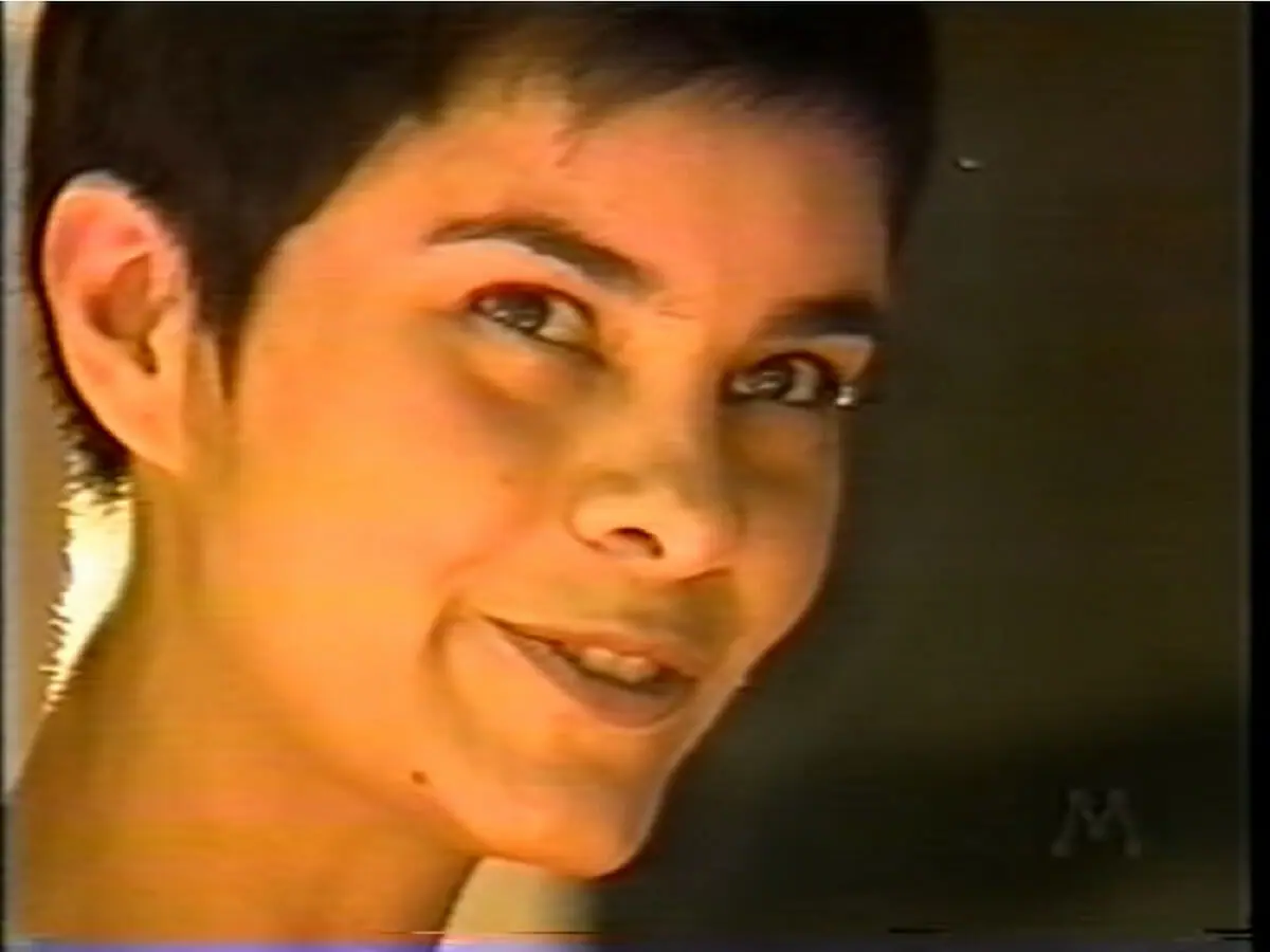 Guta (Luciene Adami) na novela Pantanal, em 1990