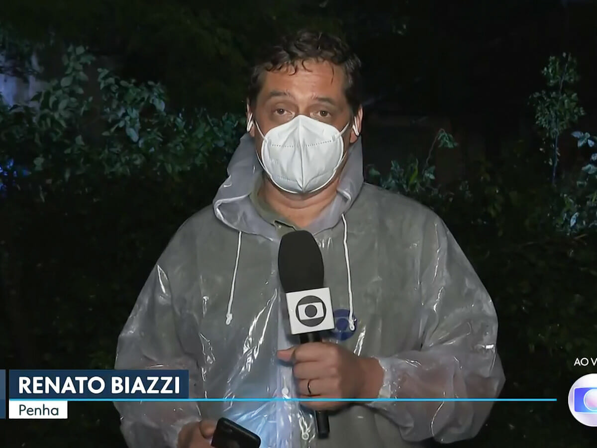Renato Biazzi, repórter da Globo
