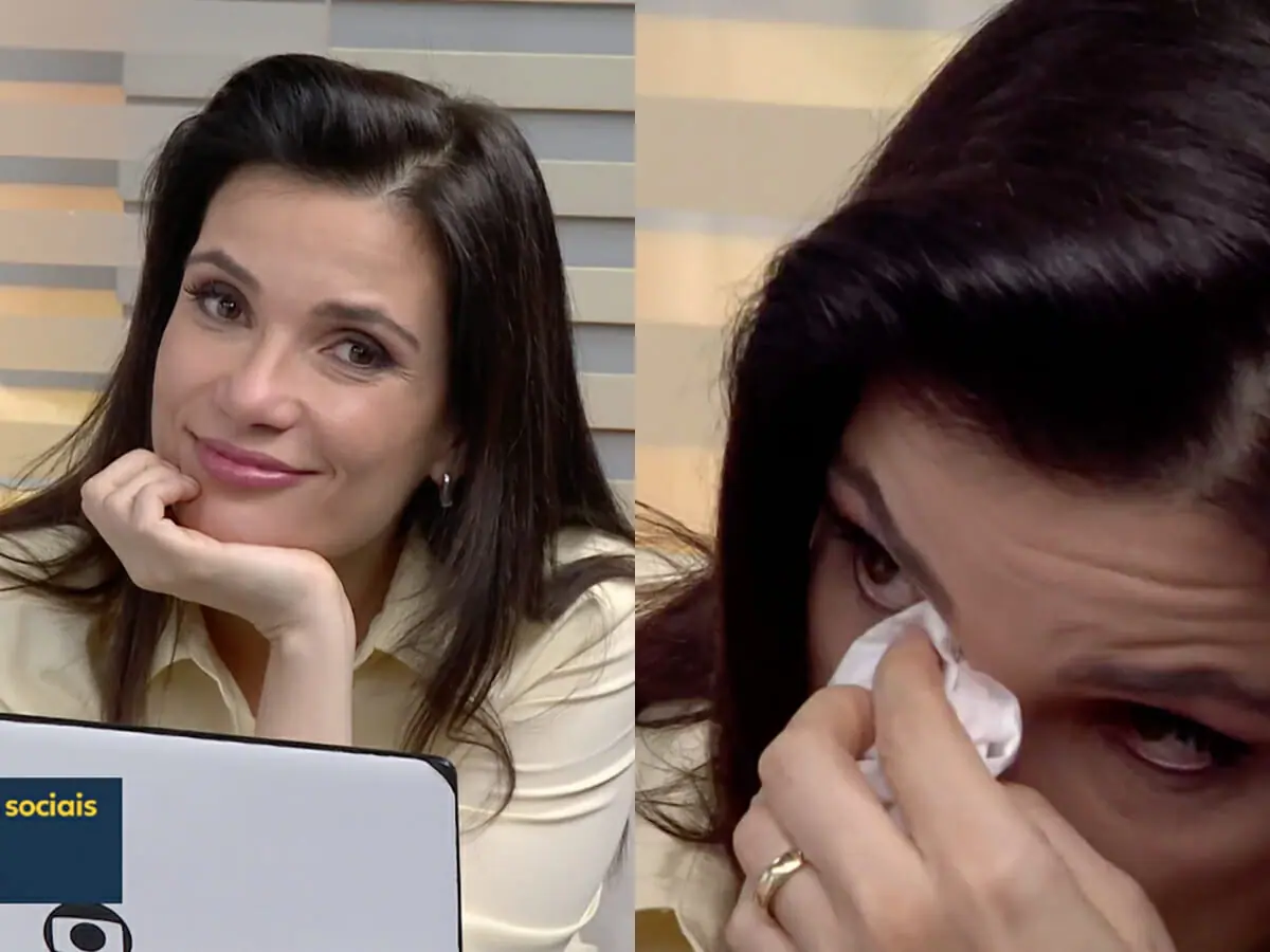 Sabina Simonato chorou no Bom Dia SP