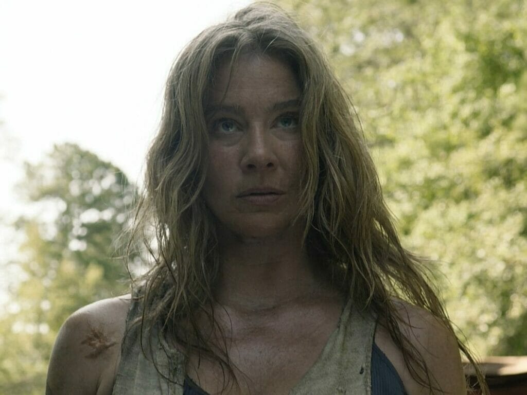 Lynn Collins em The Walking Dead; Leah reapareceu