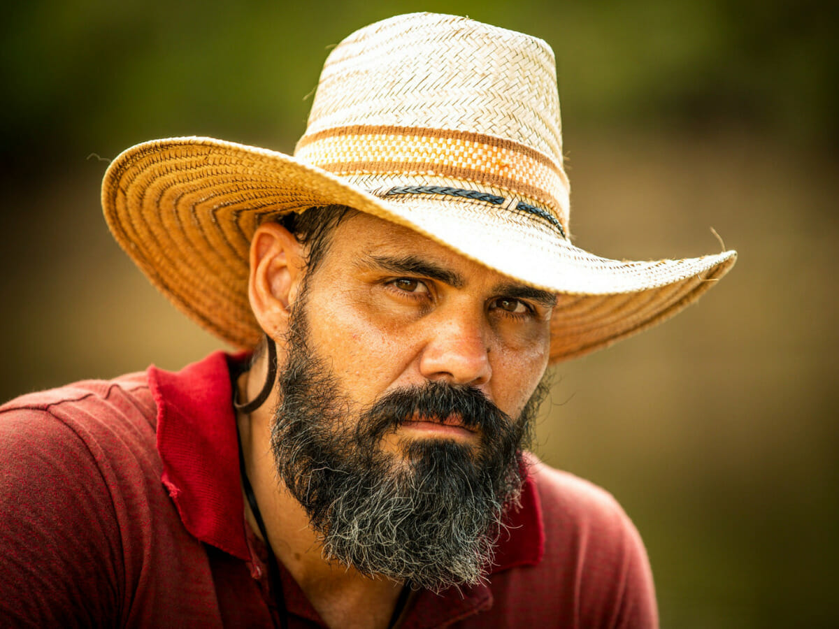 Alcides (Juliano Cazarré) na novela Pantanal