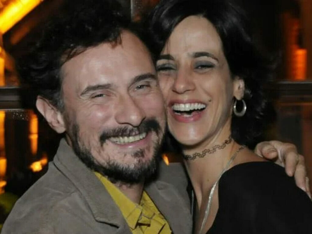 Enrique Diaz e a esposa, a atriz Mariana Lima
