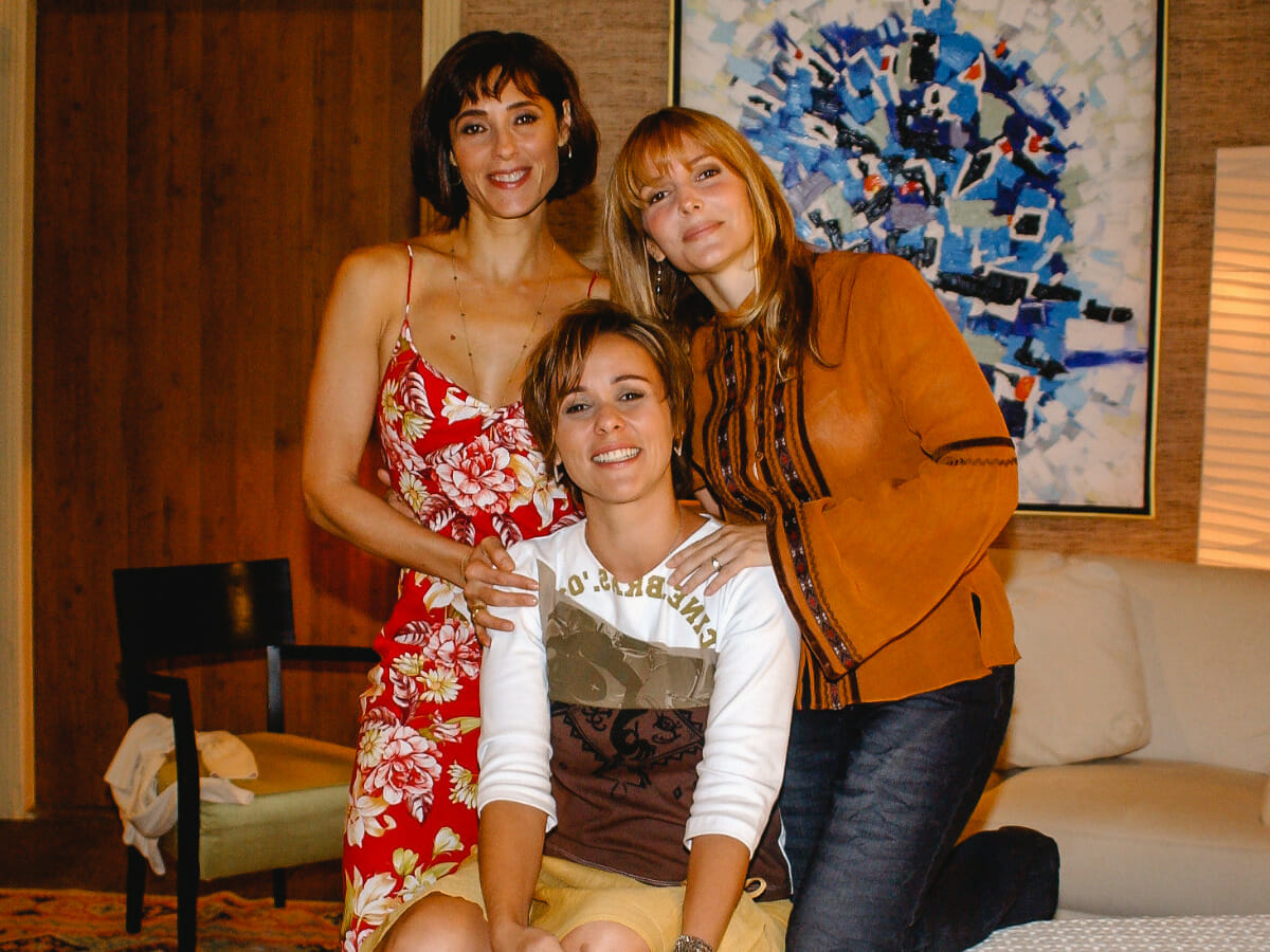 Helena (Christiane Torloni), Hilda (Maria Padilha) e Heloisa (Giulia Gam) em Mulheres Apaixonadas