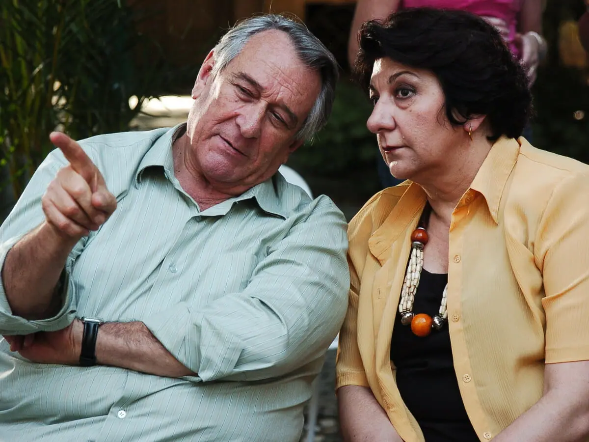 Paulo Goulart e Jandira Martini em cena de América