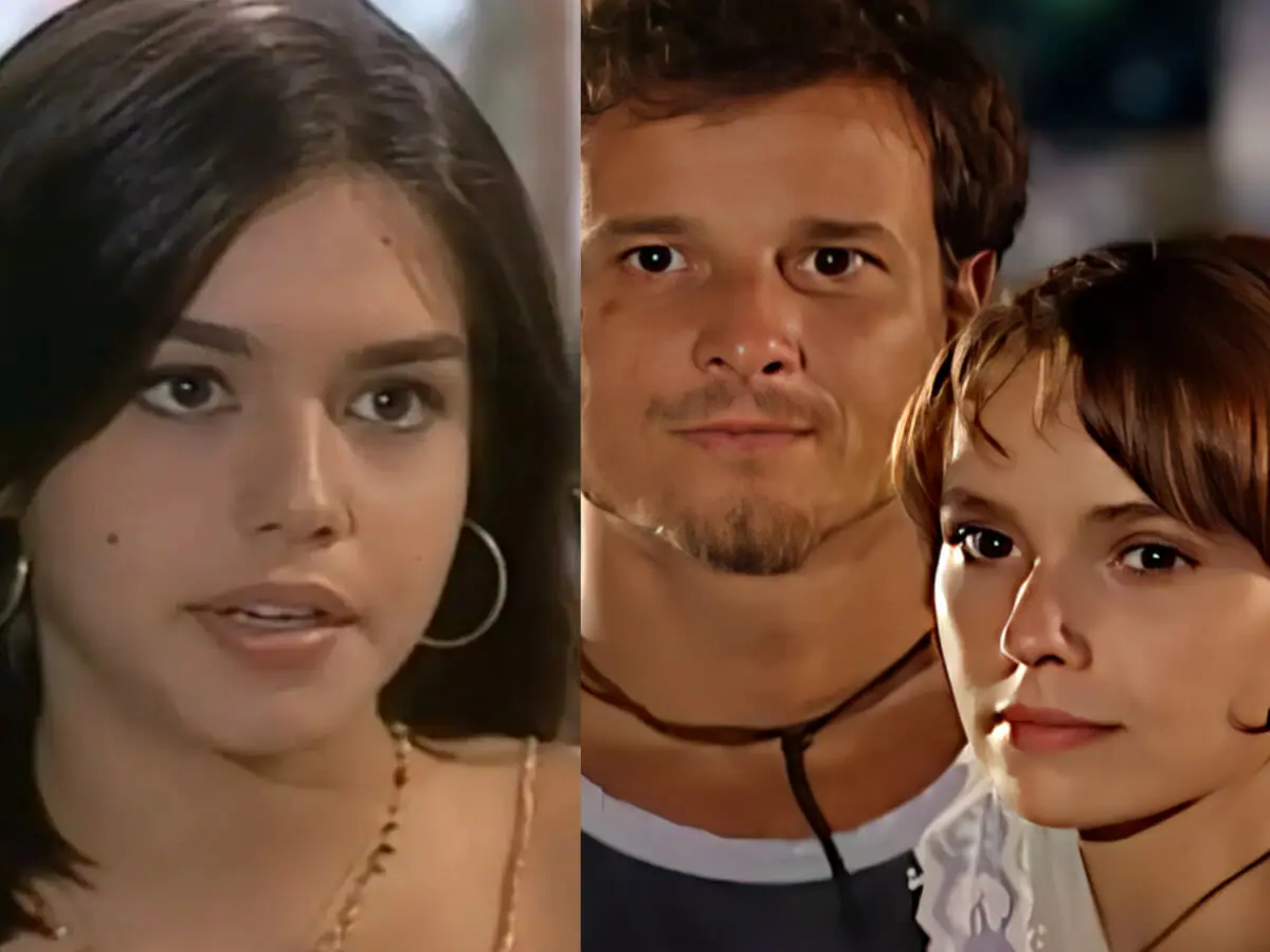 Telminha (Thaís Fersoza), Xande (Marcello Novaes) e Mel (Débora Falabella)