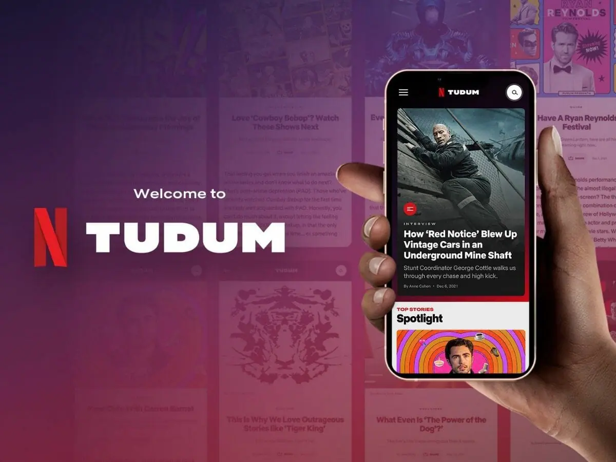 Imagem promocional do site Tudum