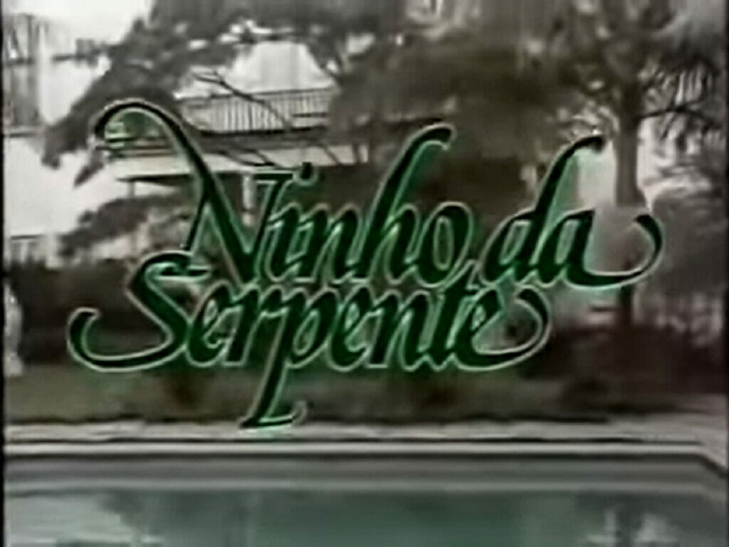 Logotipo da novela Ninho da Serpente, de 1982