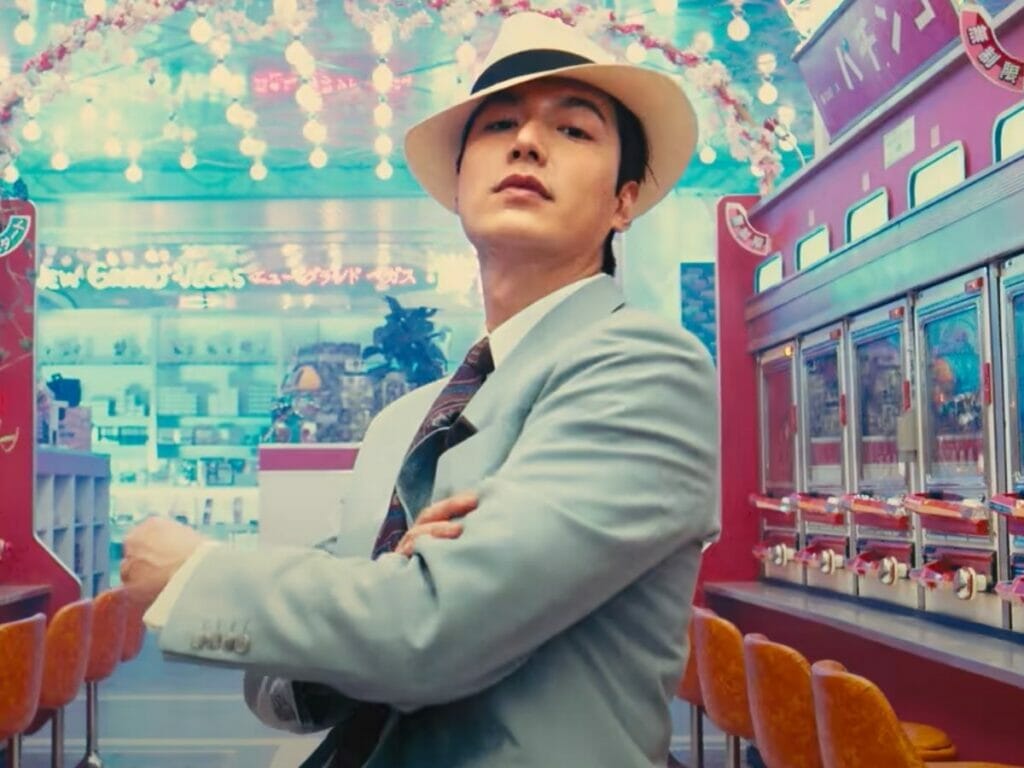 O ator Lee Min-ho na abertura de Pachinko