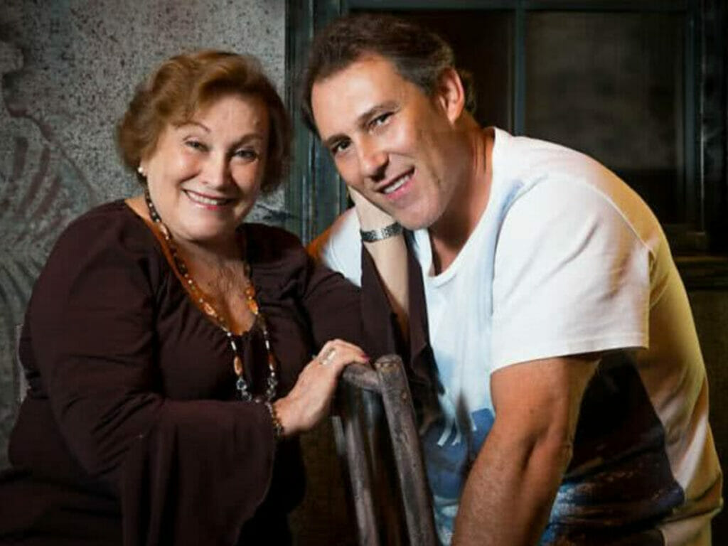 Paulo Goulart Filho e a mãe, Nicette Bruno
