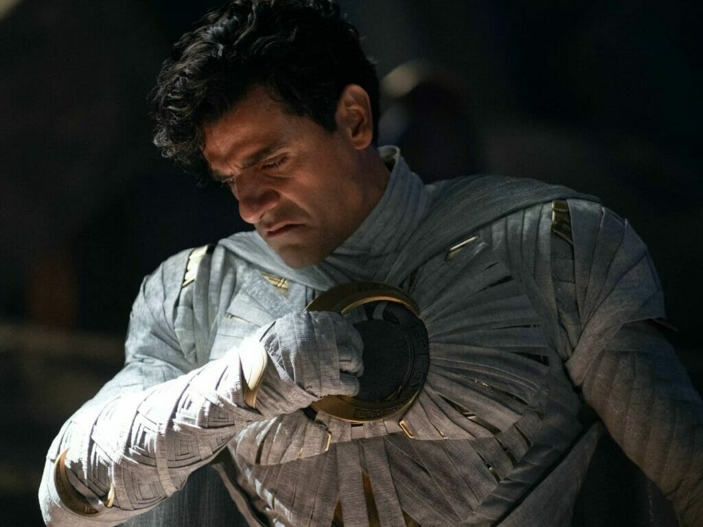 Oscar Isaac em cena da série Cavaleiro da Lua