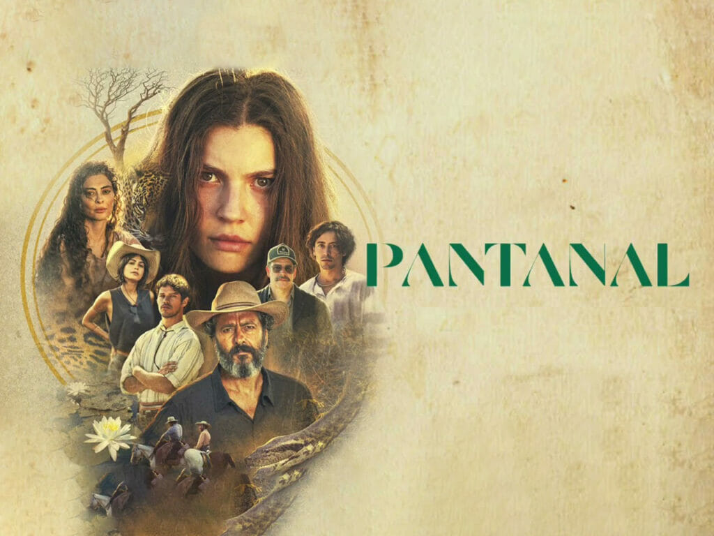 Arte da novela Pantanal