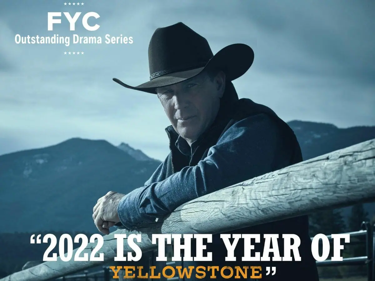 Propaganda de Yellowstone de olho no Emmy; série mais vista da TV americana