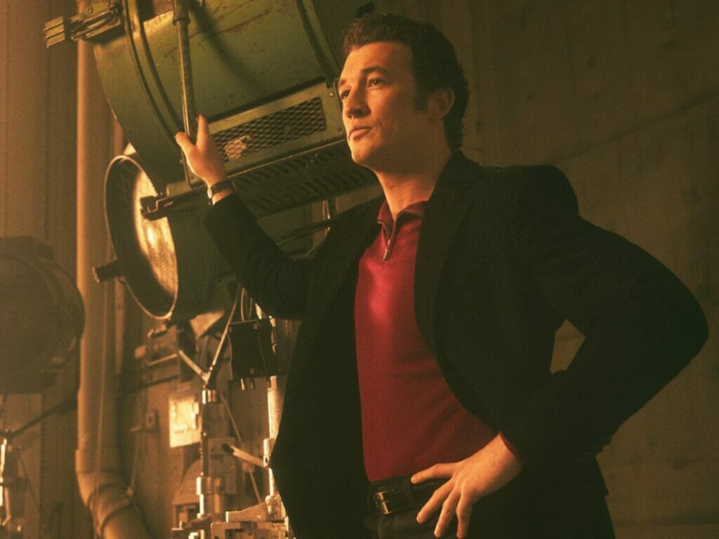 Actor Miles Teller in the miniseries The Offer