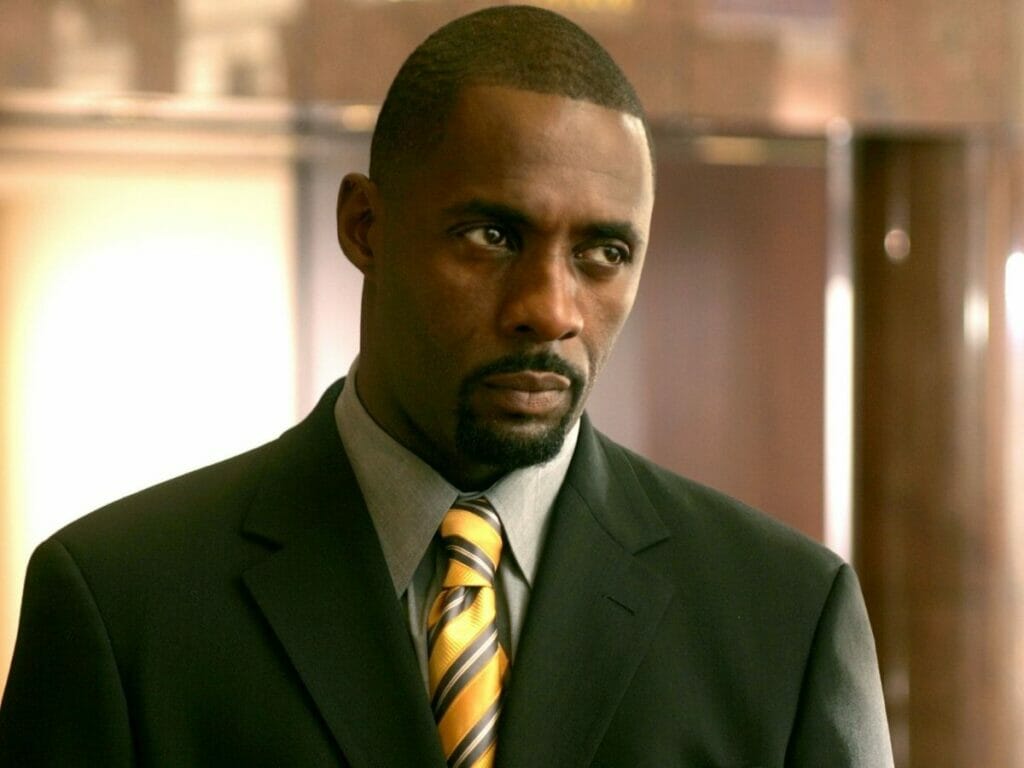 O ator Idris Elba na série A Escuta
