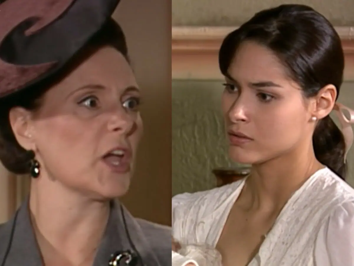 Agnes (Elizabeth Savalla) e Dalila (Fernanda Machado) em Alma Gêmea