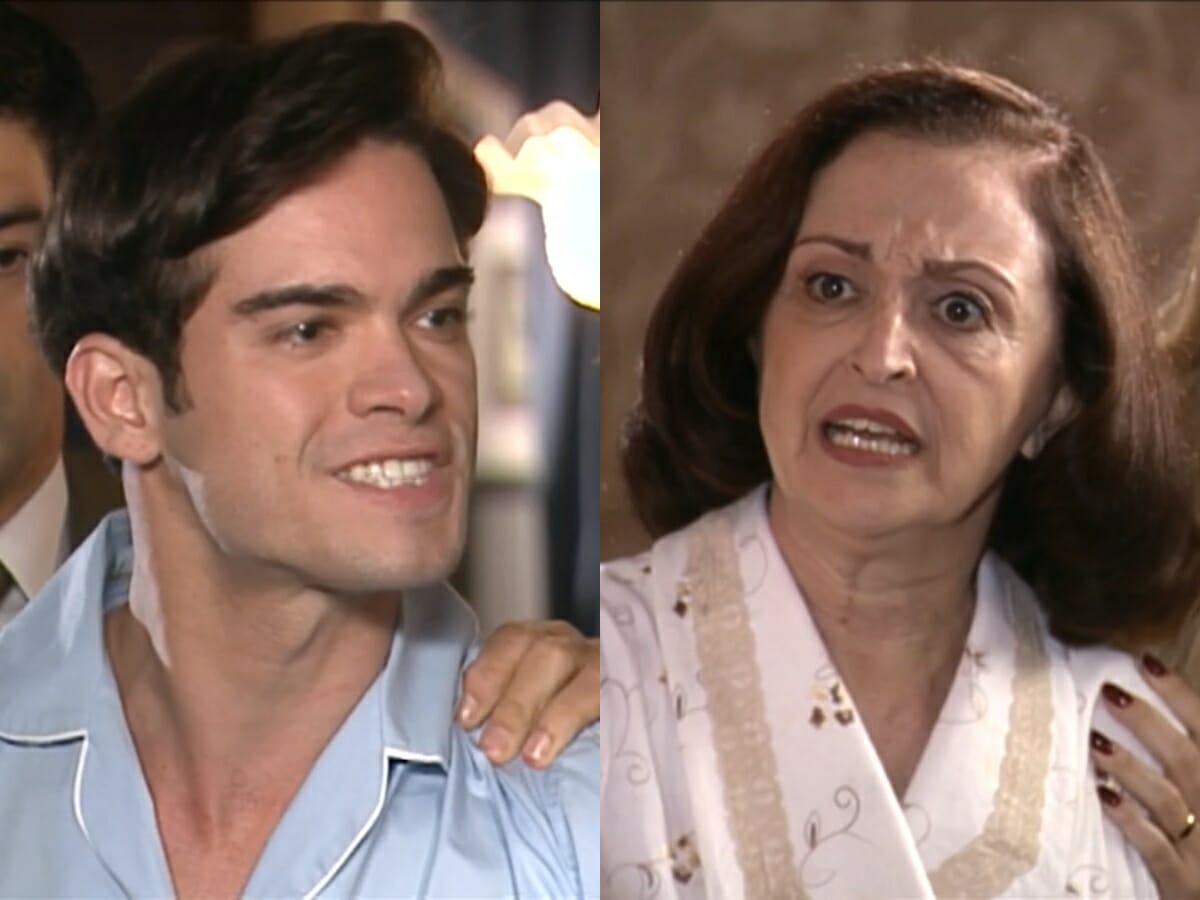 Felipe (Sidney Sampaio) e Débora (Ana Lucia Torre) de Alma Gêmea