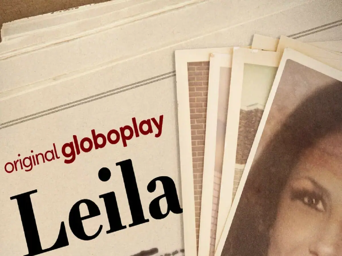 Capa do podcast Leila, sobre a atriz Leila Cravo, produção original Globoplay