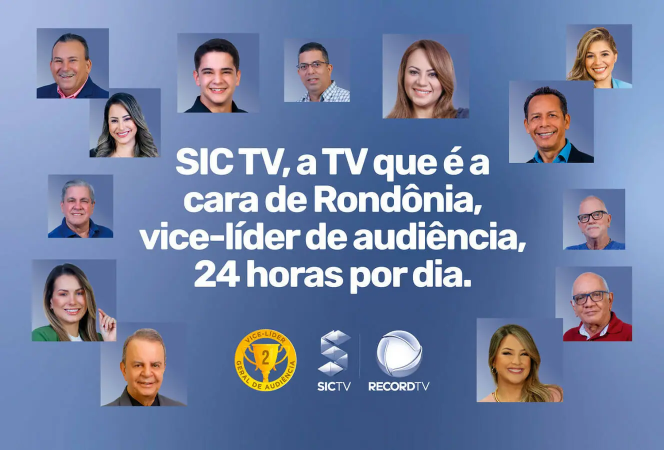 SIC TV alcança vice-liderança isolada em Rondônia